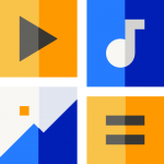 Multimedia content icons