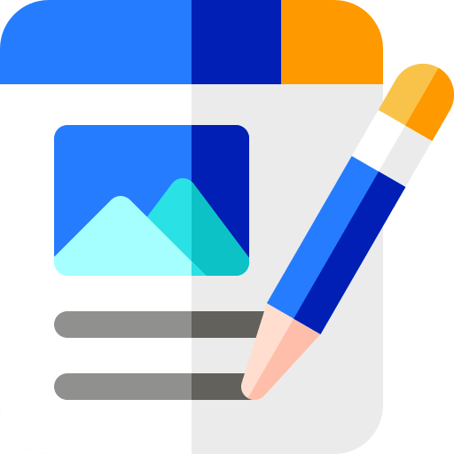 Website content writing illustration